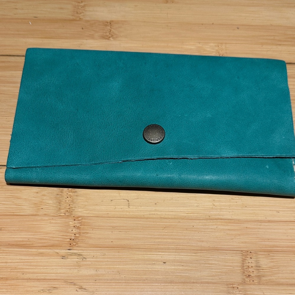 Portland Leather Turquoise Wallet